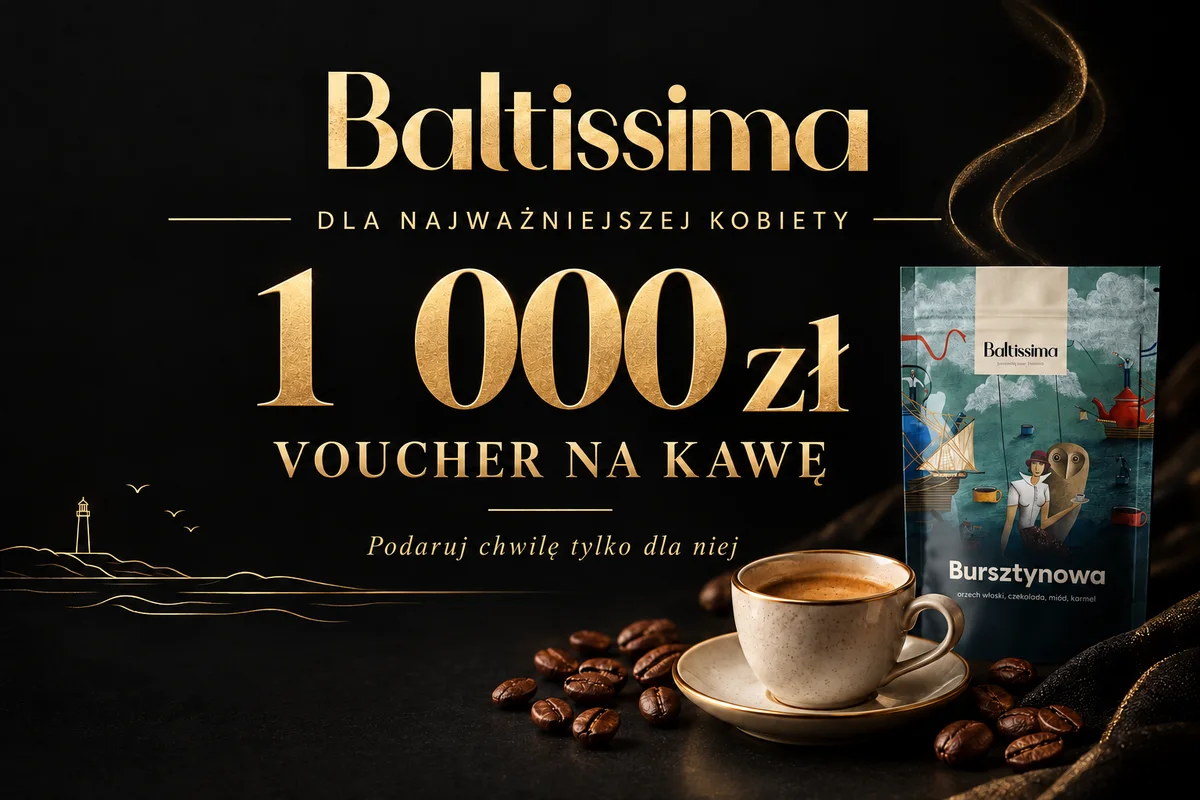 Projekt graficzny vouchera Baltissima — Dla najważniejszej kobiety